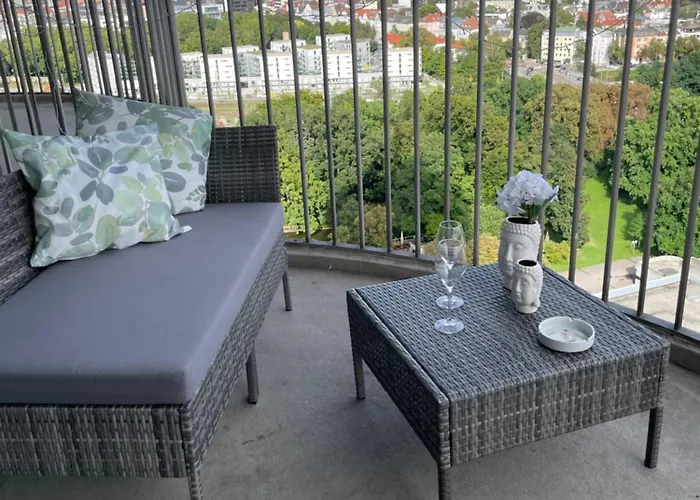 Appartement Skyline Augsburg-stilvoll & Zentral *